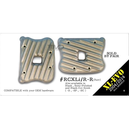 Ribsters Rocker Box Covers per sportster dal 2004 in poi