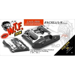 WTF Rocker Box Cover Iron per sportster dal 2004 in poi