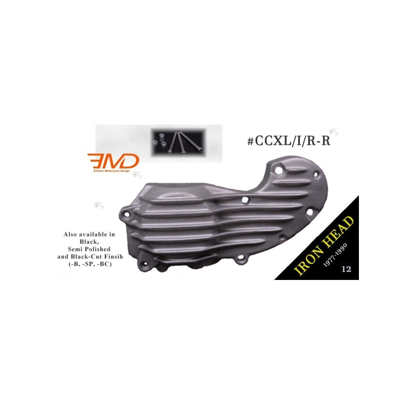 Cam Cover Ribsters  stile "Iron" per Sportster